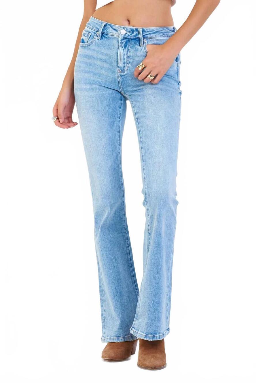 NEW DEAR JOHN DENIM rosa flare jeans in light